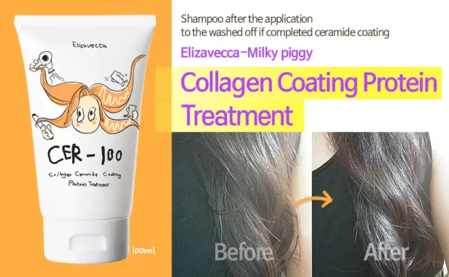 Elizavecca CER 100 Collagen Coating Hair Protein Treatment Lets fill our heads with real nutrition